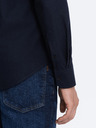 Ombre Clothing Tmavě modrá pánská košile Ombre Clothing