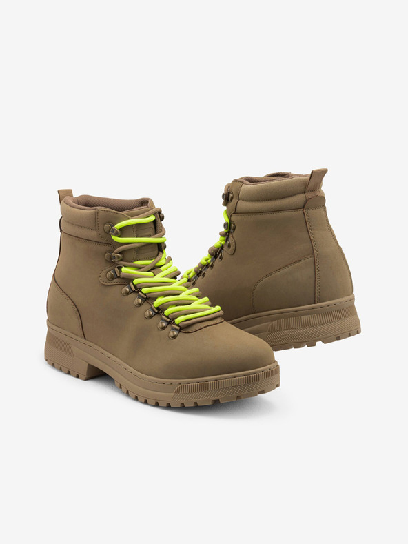 Ombre Clothing Hnědé pánské zimní outdoorové boty Ombre Clothing