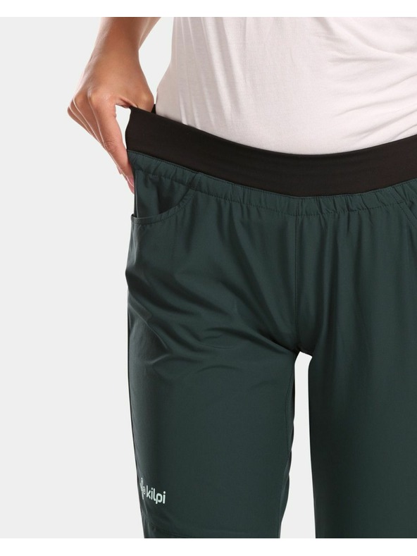 Kilpi Dámské outdoorové kalhoty Kilpi MIMI-W Tmavě zelená
