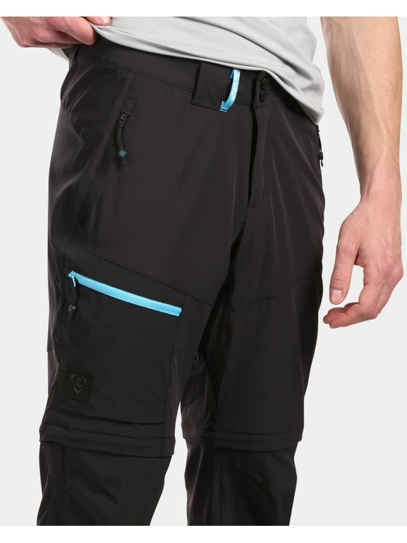 Kilpi Pánské outdoorové odepínací kalhoty Kilpi HOSIO-M Černá