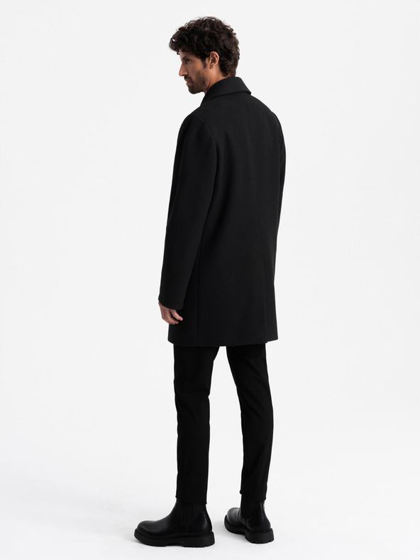 Ombre Clothing Pánský dvouřadový kabát Ombre Clothing