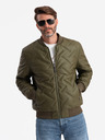 Ombre Clothing Pánská bunda bomber s reliéfem Ombre Clothing