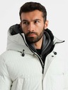 Ombre Clothing Pánská outdoorová dlouhá bunda parka Ombre Clothing