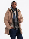 Ombre Clothing Pánská dlouhá bunda parka Ombre Clothing