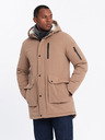 Ombre Clothing Pánská dlouhá bunda parka Ombre Clothing
