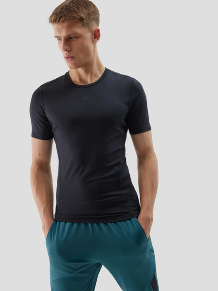 4F Pánské sportovní tričko slim z recyklovaných materiálů 4F