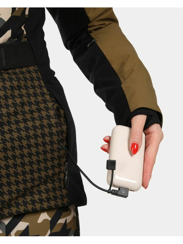 Kilpi Dámská lyžařská bunda Kilpi CLAIR-W Khaki