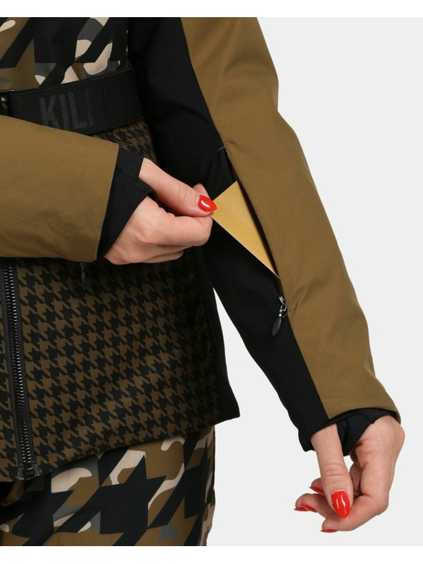 Kilpi Dámská lyžařská bunda Kilpi CLAIR-W Khaki