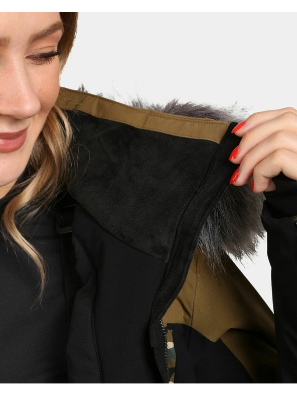 Kilpi Dámská lyžařská bunda Kilpi CLAIR-W Khaki