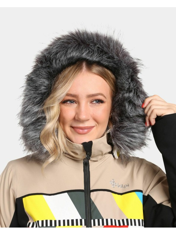 Kilpi Dámská lyžařská bunda Kilpi CLAIR-W Béžová