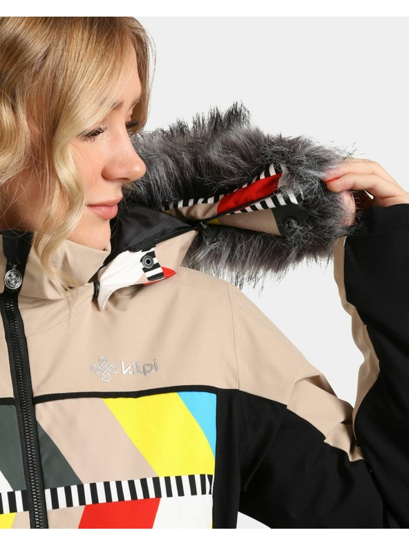 Kilpi Dámská lyžařská bunda Kilpi CLAIR-W Béžová
