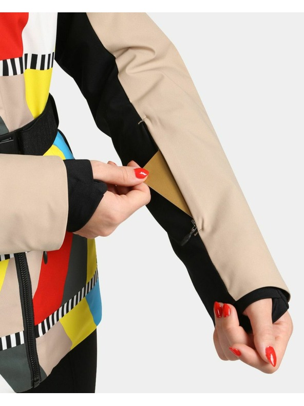 Kilpi Dámská lyžařská bunda Kilpi CLAIR-W Béžová