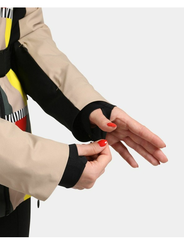 Kilpi Dámská lyžařská bunda Kilpi CLAIR-W Béžová