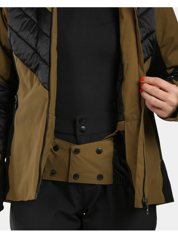 Kilpi Dámská lyžařská bunda Kilpi LIN-W Khaki