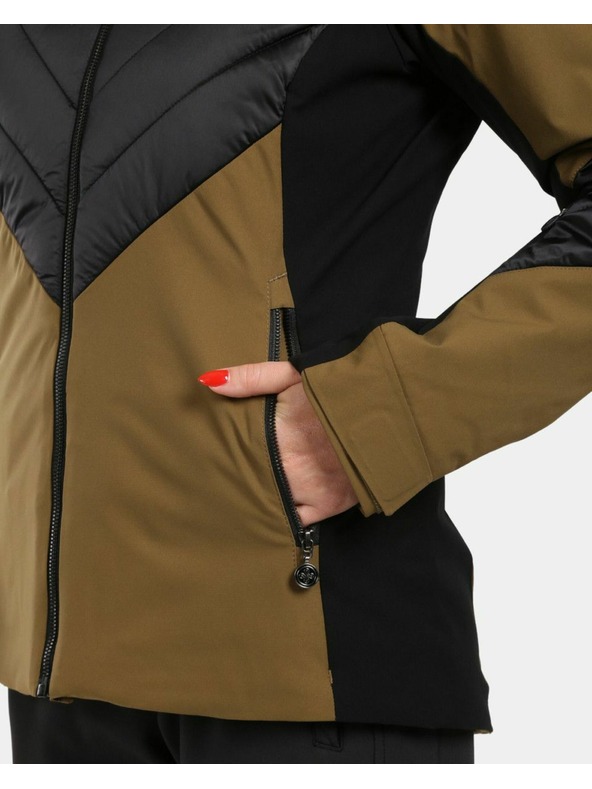 Kilpi Dámská lyžařská bunda Kilpi LIN-W Khaki