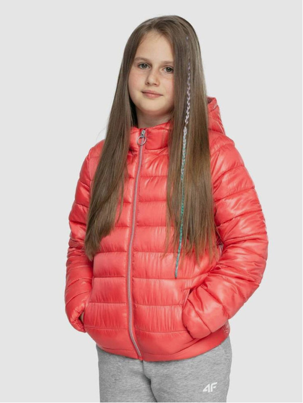4F Dívčí prošívaná bunda 4F