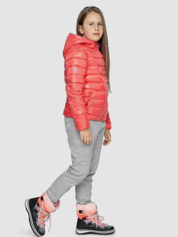 4F Dívčí prošívaná bunda 4F