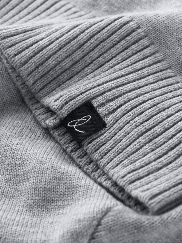 Ombre Clothing Pánská zimní čepice z bavlněného úpletu Ombre Clothing