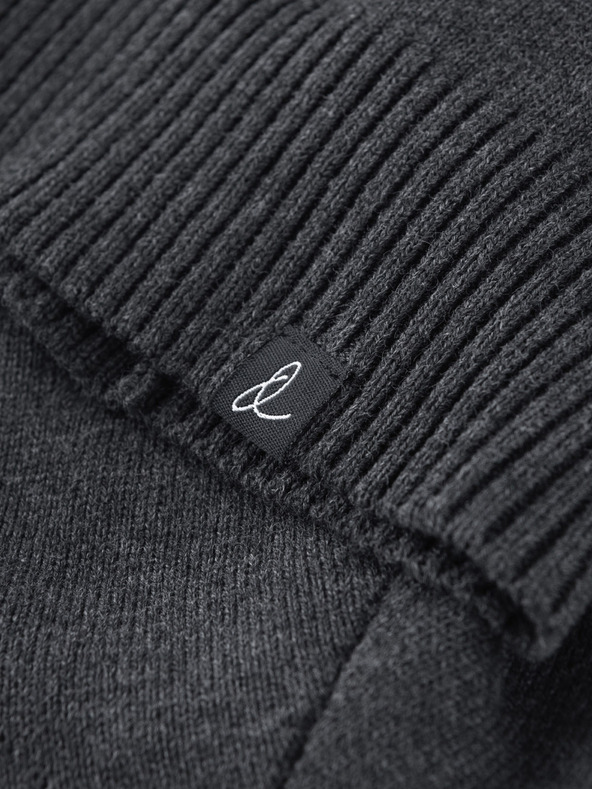 Ombre Clothing Pánská zimní čepice z bavlněného úpletu Ombre Clothing