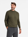 Ombre Clothing Pánský pletený poloviční rolák s viskózou Ombre Clothing