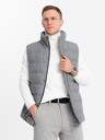 Ombre Clothing Pánská prošívaná vesta Ombre Clothing