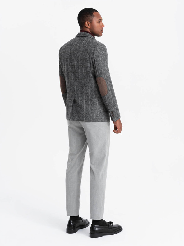 Ombre Clothing Elegantní pánské strukturované pletené sako Ombre Clothing