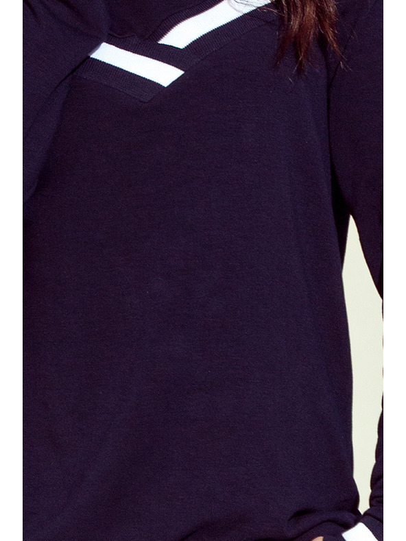 numoco Tmavě modrá dámská mikina Numoco