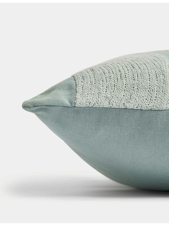 Marks & Spencer Polštář s točitou výšivkou Marks & Spencer zelená