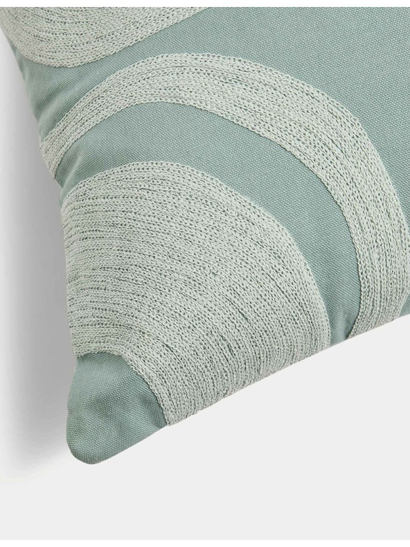 Marks & Spencer Polštář s točitou výšivkou Marks & Spencer zelená