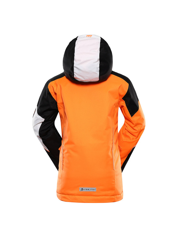 ALPINE PRO Dětská lyžařská bunda s membránou ptx snow ALPINE PRO DEARO neon shocking orange