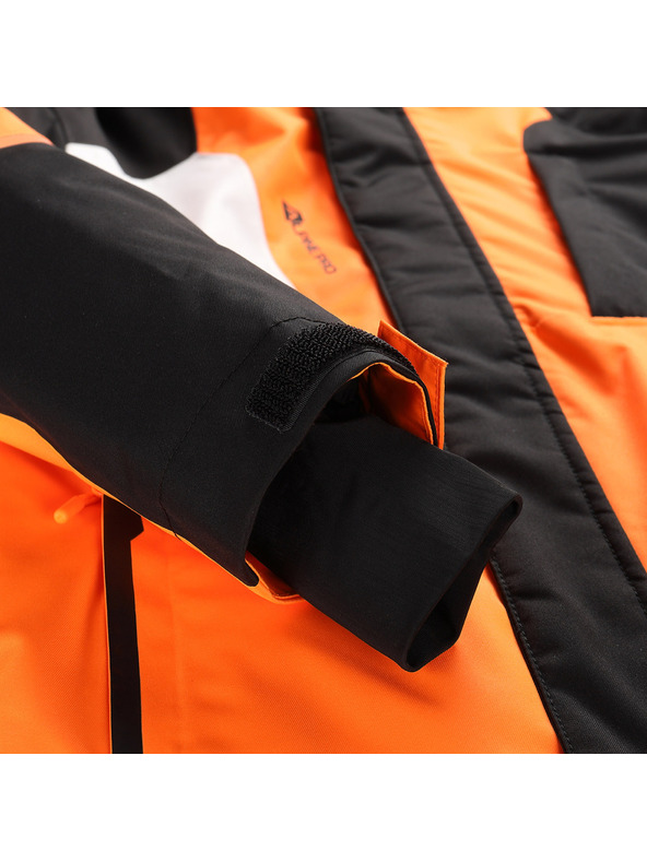 ALPINE PRO Dětská lyžařská bunda s membránou ptx snow ALPINE PRO DEARO neon shocking orange