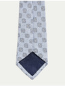 Marks & Spencer Kravata ze směsi lnu a hedvábí se vzorem medailonků Marks & Spencer modrá