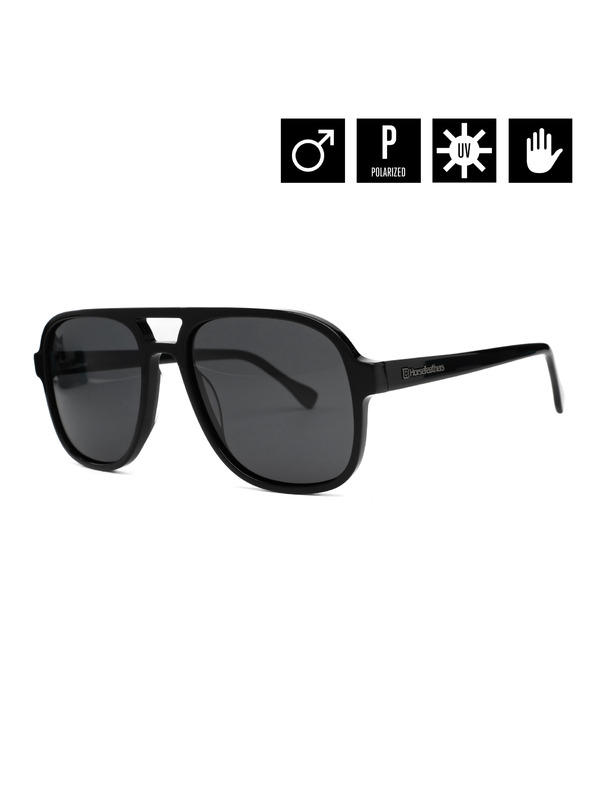 Horsefeathers Sluneční brýle Corp - gloss black/gray HORSEFEATHERS