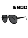 Horsefeathers Sluneční brýle Corp - gloss black/gray HORSEFEATHERS