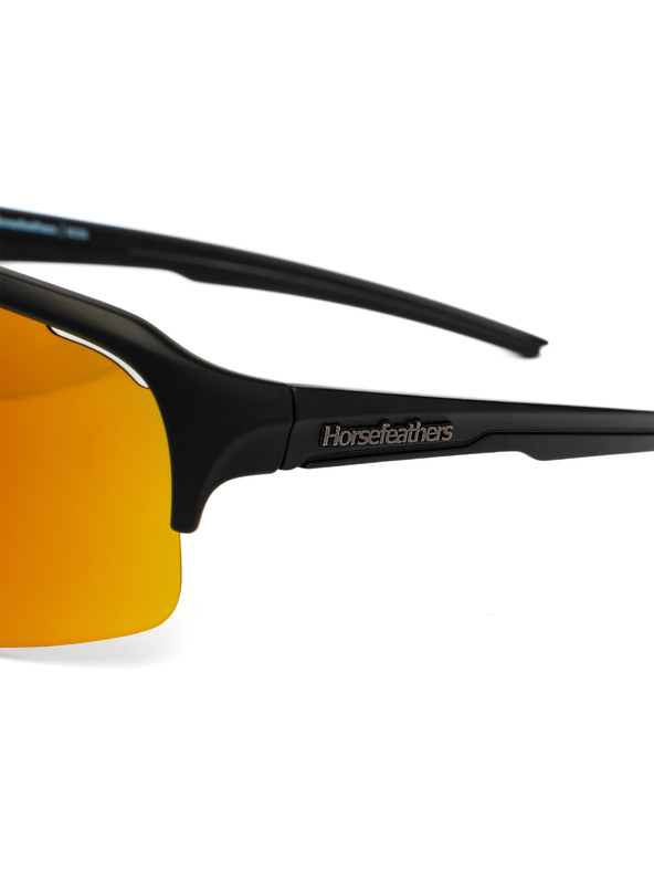 Horsefeathers Cyklistické brýle Recoil - matt black/mirror red HORSEFEATHERS