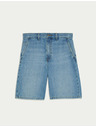 Marks & Spencer Lehké džínové šortky rovného střihu Marks & Spencer modrá