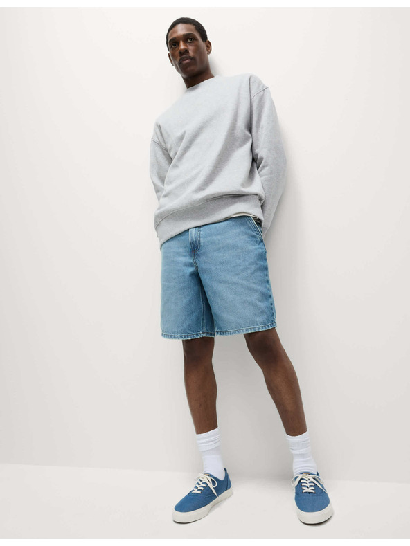 Marks & Spencer Lehké džínové šortky rovného střihu Marks & Spencer modrá