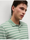Marks & Spencer Pruhovaná polokošile s vysokým podílem bavlny Marks & Spencer zelená