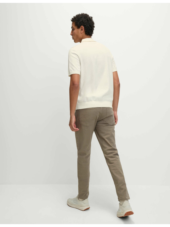 Marks & Spencer Pletená polokošile s polovičním zipem, s vysokým podílem bavlny Marks & Spencer smetanová