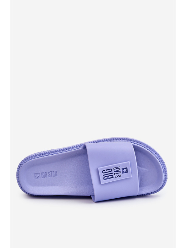 BIG STAR SHOES Dámské módní pantofle Big Star - světle fialové: