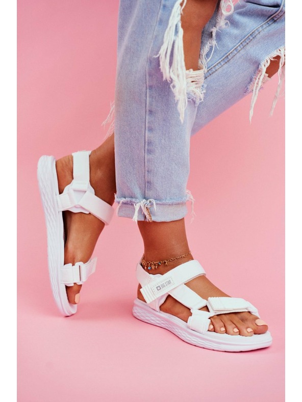 BIG STAR SHOES Dámské sandály Big Star White