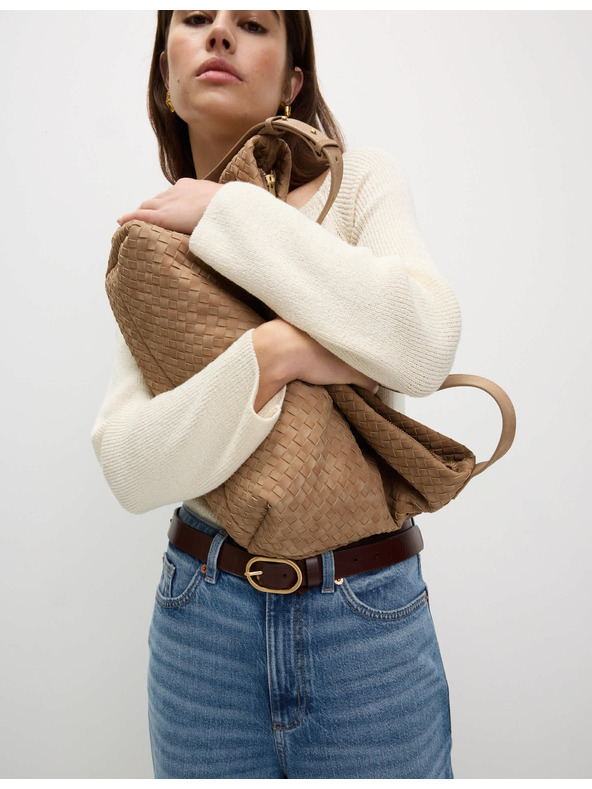 Marks & Spencer Džíny se širokými nohavicemi zkrácené délky Marks & Spencer námořnická modrá