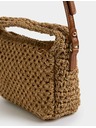 Marks & Spencer Slaměná taška přes rameno s tkaným uchem nahoře Marks & Spencer béžová
