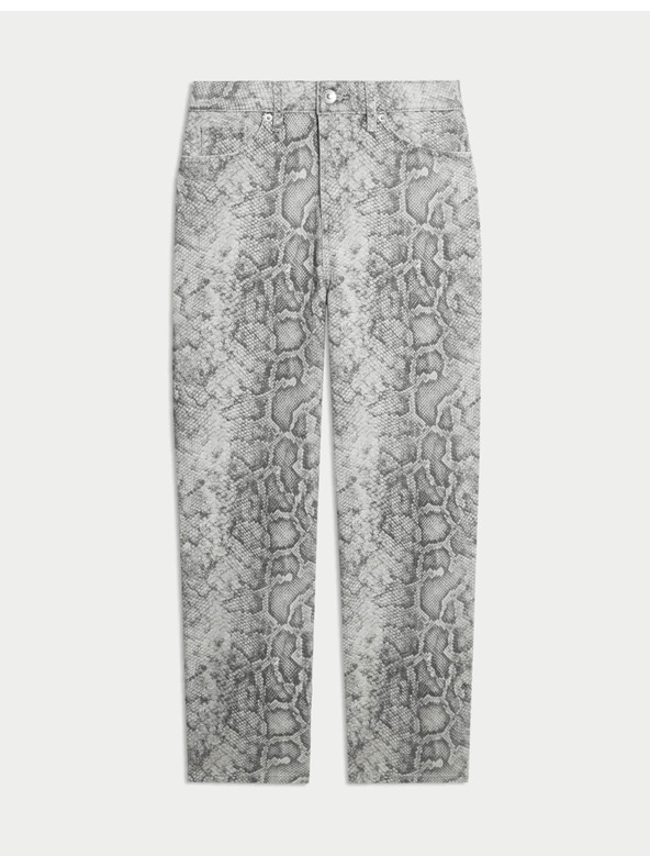 Marks & Spencer Džíny se zvířecím motivem, s rovnými nohavicemi a vysokým pasem Marks & Spencer