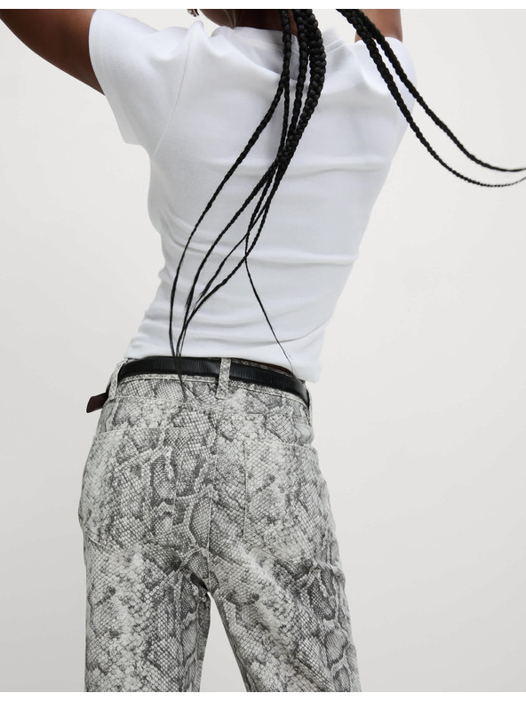 Marks & Spencer Džíny se zvířecím motivem, s rovnými nohavicemi a vysokým pasem Marks & Spencer