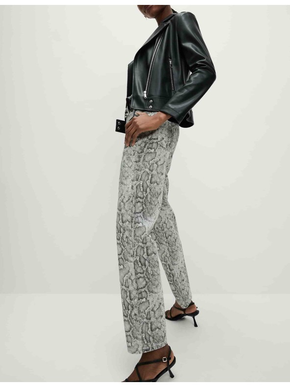 Marks & Spencer Džíny se zvířecím motivem, s rovnými nohavicemi a vysokým pasem Marks & Spencer