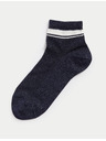 Marks & Spencer Žebrované kotníkové ponožky Sumptuously Soft™ Marks & Spencer námořnická