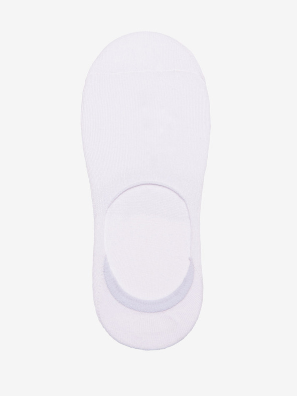 Ombre Clothing Sada tří bílých pánských ponožek Ombre Clothing