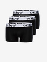 Ombre Clothing Černé pánské boxerky - 3 pack Ombre Clothing U159