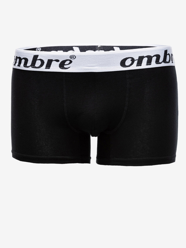 Ombre Clothing Černé pánské boxerky - 3 pack Ombre Clothing U159